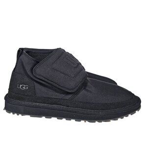 UGG Neumel 3d Alphabet Snow Boots 1110810 Black Molded Logo Seal Strap Mens 12